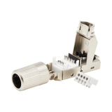 Tripp Lite Cat8 STP Class 1 Field-Termination Plug, 568A/568B, TAA — Being Shipped