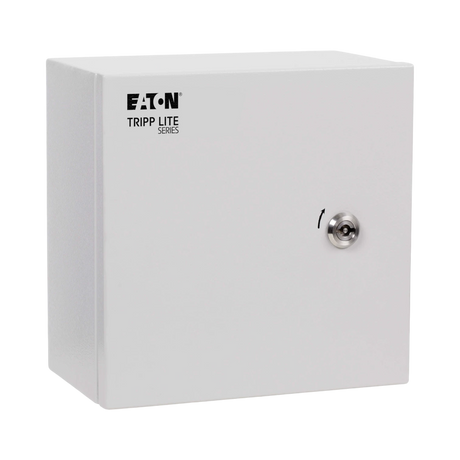 Tripp Lite SmartRack Outdoor Industrial Enclosure with Lock, NEMA 4, Surface Mount, Metal Construction, 10 x 10 x 6 in., Gray — Being Shipped