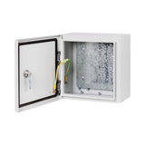 Tripp Lite SmartRack Outdoor Industrial Enclosure with Lock, NEMA 4, Surface Mount, Metal Construction, 10 x 10 x 6 in., Gray — Being Shipped