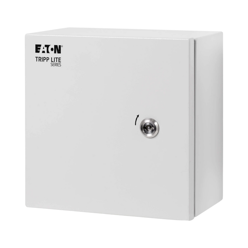 Tripp Lite SmartRack Outdoor Industrial Enclosure with Lock, NEMA 4, Surface Mount, Metal Construction, 10 x 10 x 6 in., Gray — Being Shipped