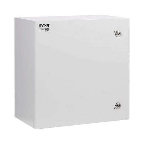 Tripp Lite SmartRack Outdoor Industrial Enclosure with Lock, NEMA 4, Surface Mount, Metal Construction, 18 x 18 x 10 in., Gray — Being Shipped