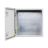 Tripp Lite SmartRack Outdoor Industrial Enclosure with Lock, NEMA 4, Surface Mount, Metal Construction, 18 x 18 x 10 in., Gray — Being Shipped