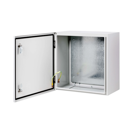 Tripp Lite SmartRack Outdoor Industrial Enclosure with Lock, NEMA 4, Surface Mount, Metal Construction, 18 x 18 x 6 in., Gray — Being Shipped