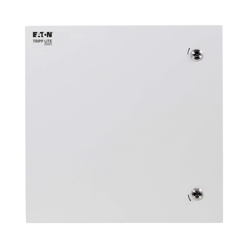 Tripp Lite SmartRack Outdoor Industrial Enclosure with Lock, NEMA 4, Surface Mount, Metal Construction, 18 x 18 x 6 in., Gray — Being Shipped