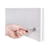 Tripp Lite SmartRack Outdoor Industrial Enclosure with Lock, NEMA 4, Surface Mount, Metal Construction, 18 x 18 x 6 in., Gray — Being Shipped