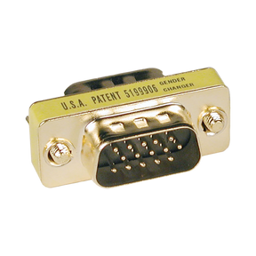 Tripp Lite Compact/Slimline VGA Video Gender Changer (HD15 M/M) — Being Shipped