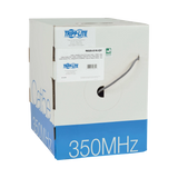 Tripp Lite Cat5e 350 MHz Stranded-Core (UTP) PVC Bulk Ethernet Cable, Gray, 1000 ft. (304.8 m), TAA — Being Shipped