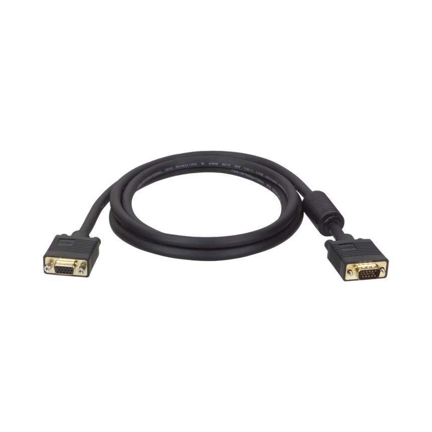 Tripp Lite VGA High-Resolution RGB Coaxial Cable (HD15 M/F), 100 ft. (30.5 m) — Being Shipped