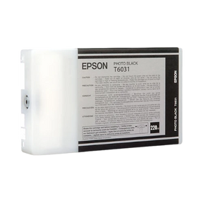 Epson T603100 Photo Black UltraChrome K3 Ink Cartridge (220 ml) — Being Shipped