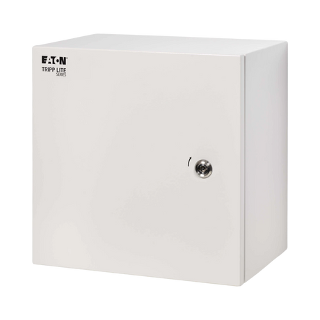 Tripp Lite SmartRack Outdoor Industrial Enclosure with Lock, NEMA 4, Surface Mount, Metal Construction, 14 x 14 x 6 in., Gray — Being Shipped