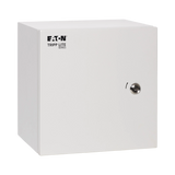 Tripp Lite SmartRack Outdoor Industrial Enclosure with Lock, NEMA 4, Surface Mount, Metal Construction, 12 x 12 x 10 in., Gray — Being Shipped