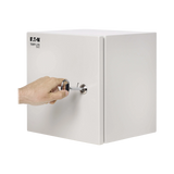 Tripp Lite SmartRack Outdoor Industrial Enclosure with Lock, NEMA 4, Surface Mount, Metal Construction, 12 x 12 x 10 in., Gray — Being Shipped