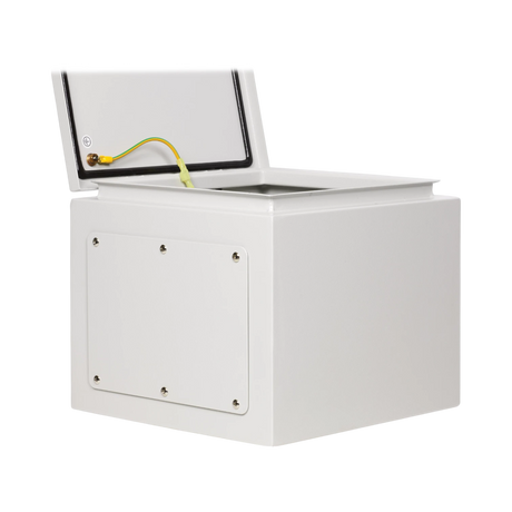 Tripp Lite SmartRack Outdoor Industrial Enclosure with Lock, NEMA 4, Surface Mount, Metal Construction, 12 x 12 x 6 in., Gray — Being Shipped