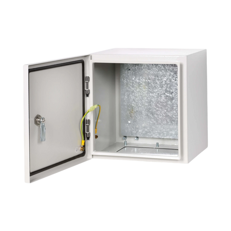 Tripp Lite SmartRack Outdoor Industrial Enclosure with Lock, NEMA 4, Surface Mount, Metal Construction, 12 x 12 x 6 in., Gray — Being Shipped