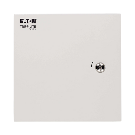 Tripp Lite SmartRack Outdoor Industrial Enclosure with Lock, NEMA 4, Surface Mount, Metal Construction, 12 x 12 x 6 in., Gray — Being Shipped