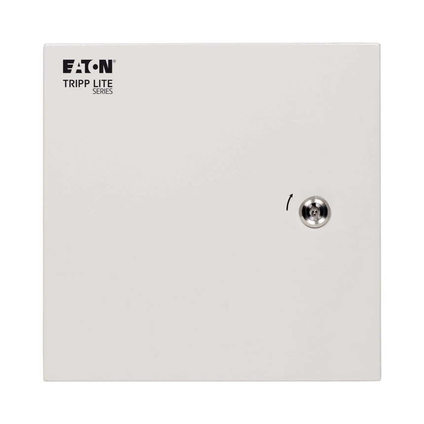 Tripp Lite SmartRack Outdoor Industrial Enclosure with Lock, NEMA 4, Surface Mount, Metal Construction, 12 x 12 x 6 in., Gray — Being Shipped