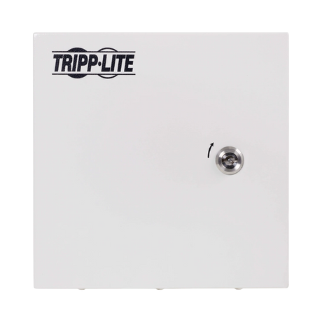 Tripp Lite SmartRack Outdoor Industrial Enclosure with Lock, NEMA 4, Surface Mount, Metal Construction, 10 x 10 x 10 in., Gray — Being Shipped