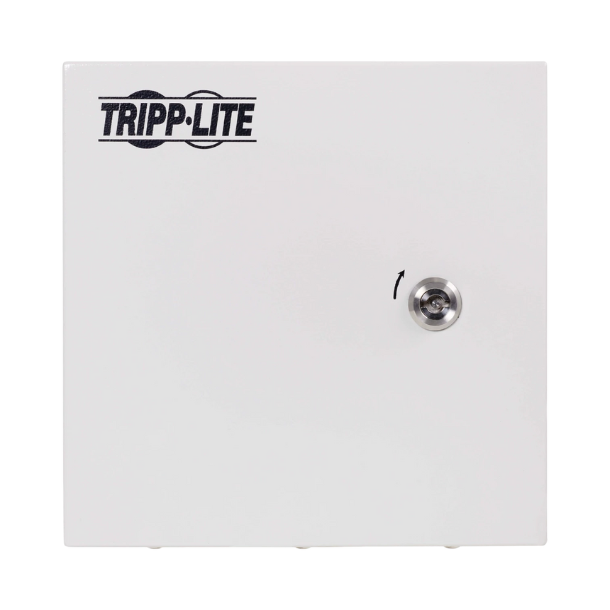 Tripp Lite SmartRack Outdoor Industrial Enclosure with Lock, NEMA 4, Surface Mount, Metal Construction, 10 x 10 x 10 in., Gray — Being Shipped