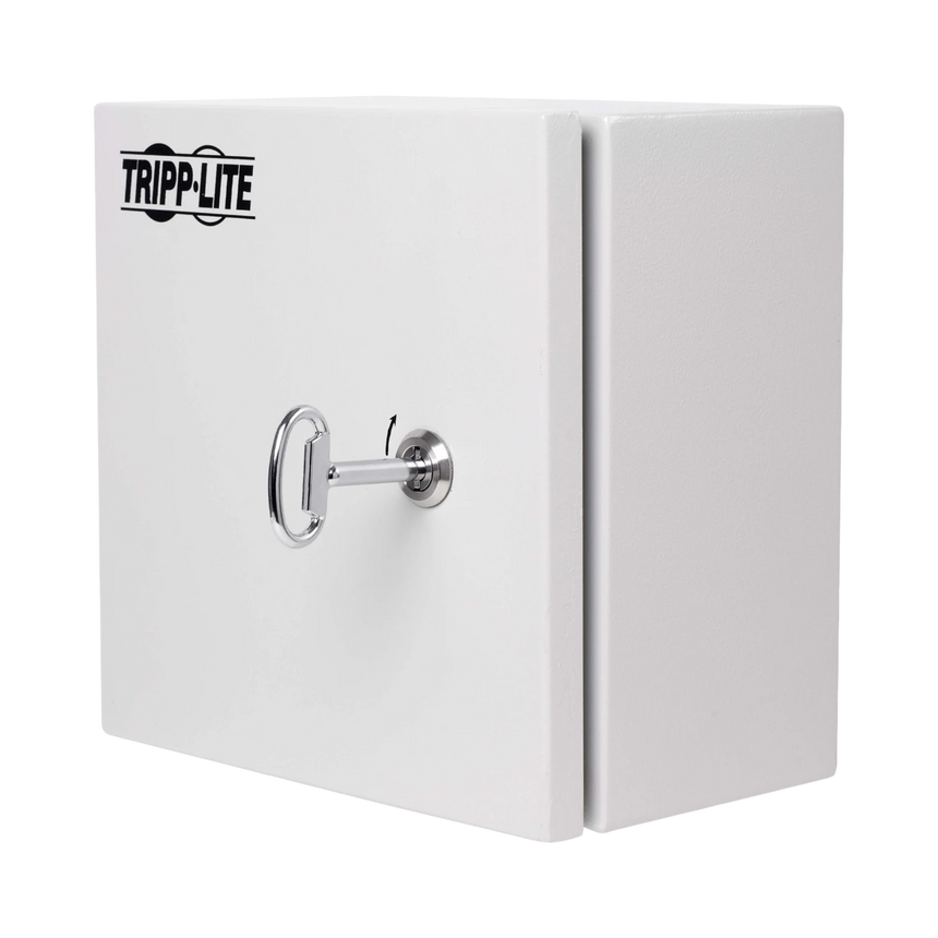Tripp Lite SmartRack Outdoor Industrial Enclosure with Lock, NEMA 4, Surface Mount, Metal Construction, 10 x 10 x 10 in., Gray — Being Shipped