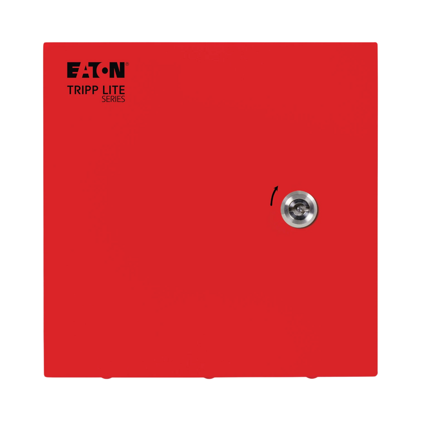 Tripp Lite SmartRack Outdoor Industrial Enclosure with Lock, NEMA 4, Surface Mount, Metal Construction, 10 x 10 x 6 in., Red — Being Shipped