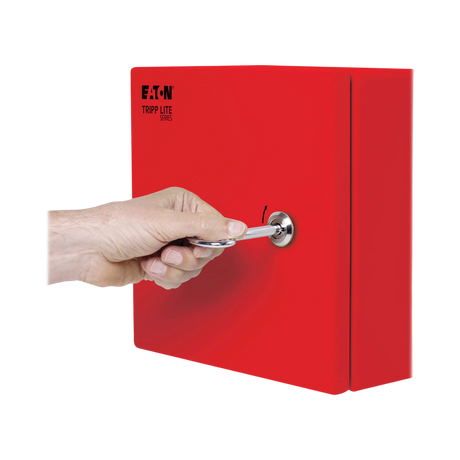 Tripp Lite SmartRack Outdoor Industrial Enclosure with Lock, NEMA 4, Surface Mount, Metal Construction, 10 x 10 x 6 in., Red — Being Shipped