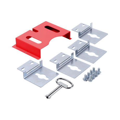 Tripp Lite SmartRack Outdoor Industrial Enclosure with Lock, NEMA 4, Surface Mount, Metal Construction, 10 x 10 x 6 in., Red — Being Shipped