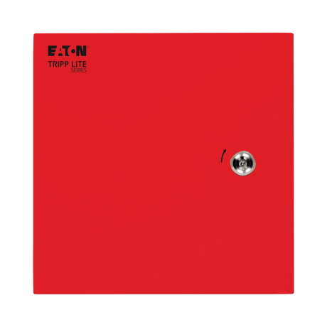 Tripp Lite SmartRack Outdoor Industrial Enclosure with Lock, NEMA 4, Surface Mount, Metal Construction, 12 x 12 x 10 in., Red — Being Shipped