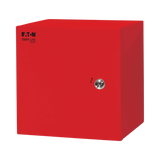 Tripp Lite SmartRack Outdoor Industrial Enclosure with Lock, NEMA 4, Surface Mount, Metal Construction, 12 x 12 x 10 in., Red — Being Shipped