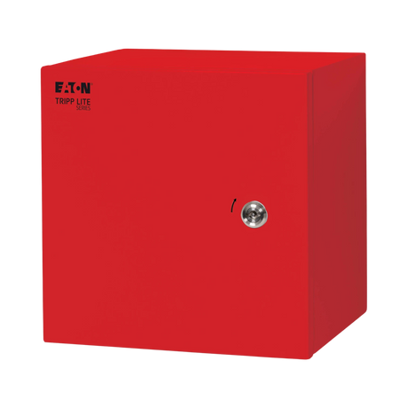 Tripp Lite SmartRack Outdoor Industrial Enclosure with Lock, NEMA 4, Surface Mount, Metal Construction, 12 x 12 x 10 in., Red — Being Shipped