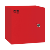 Tripp Lite SmartRack Outdoor Industrial Enclosure with Lock, NEMA 4, Surface Mount, Metal Construction, 12 x 12 x 10 in., Red — Being Shipped