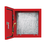 Tripp Lite SmartRack Outdoor Industrial Enclosure with Lock, NEMA 4, Surface Mount, Metal Construction, 12 x 12 x 10 in., Red — Being Shipped