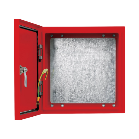 Tripp Lite SmartRack Outdoor Industrial Enclosure with Lock, NEMA 4, Surface Mount, Metal Construction, 12 x 12 x 10 in., Red — Being Shipped