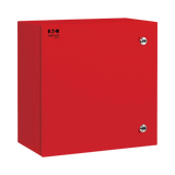Tripp Lite SmartRack Outdoor Industrial Enclosure with Lock, NEMA 4, Surface Mount, Metal Construction, 18 x 18 x 10 in., Red — Being Shipped