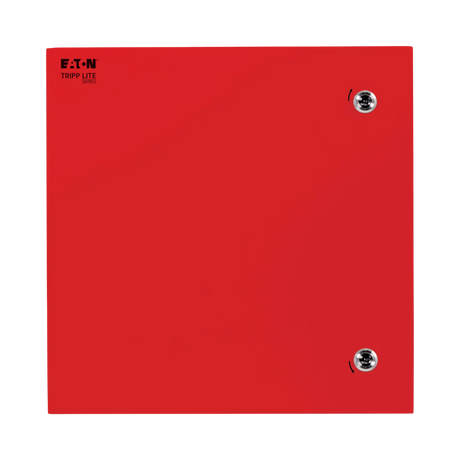 Tripp Lite SmartRack Outdoor Industrial Enclosure with Lock, NEMA 4, Surface Mount, Metal Construction, 18 x 18 x 10 in., Red — Being Shipped
