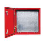 Tripp Lite SmartRack Outdoor Industrial Enclosure with Lock, NEMA 4, Surface Mount, Metal Construction, 18 x 18 x 10 in., Red — Being Shipped