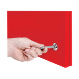 Tripp Lite SmartRack Outdoor Industrial Enclosure with Lock, NEMA 4, Surface Mount, Metal Construction, 18 x 18 x 10 in., Red — Being Shipped