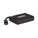 Tripp Lite 4-Port DisplayPort to HDMI Multi-Monitor Splitter, MST Hub, 4K 60 Hz, DP 1.2a, TAA — Being Shipped