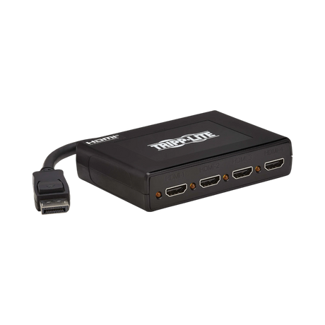 Tripp Lite 4-Port DisplayPort to HDMI Multi-Monitor Splitter, MST Hub, 4K 60 Hz, DP 1.2a, TAA — Being Shipped