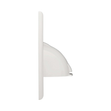 Tripp Lite Single-Gang Up-or Down-Angle Bulk Cable Wall Plate, White, TAA — Being Shipped