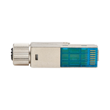 Tripp Lite Cat6a Class EA STP Field-Termination Plug, 568A/568B, TAA — Being Shipped