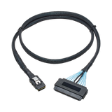 Tripp Lite Internal SAS Cable, mini-SAS (SFF-8087) to 4-in-1 32pin (SFF-8484), 3-ft (0.91 m) — Being Shipped