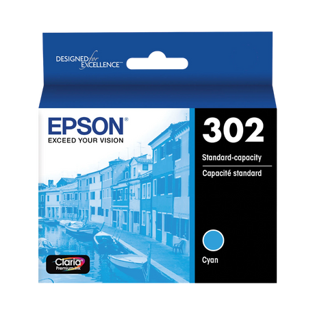 Epson Claria Premium 302 Cyan Standard-Capacity Ink Cartridge — Being Shipped