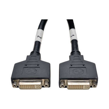 Tripp Lite DMS-59 to Dual DVI Splitter Y Cable (M to 2x DVI-I F), 1 ft. (0.31 m) — Being Shipped