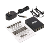 Tripp Lite 2-Port DVI over Cat5/6 Splitter/Extender, Box-Style Transmitter for Video, DVI-D Single Link, 200 ft. (60 m), TAA — Being Shipped