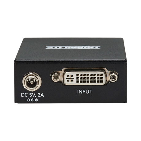 Tripp Lite 2-Port DVI over Cat5/6 Splitter/Extender, Box-Style Transmitter for Video, DVI-D Single Link, 200 ft. (60 m), TAA — Being Shipped