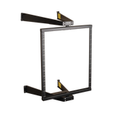 Tripp Lite SmartRack 12U Flat-Pack Low-Profile Switch-Depth Wall-Mount Pivoting 2-Post Open Frame Rack — Being Shipped