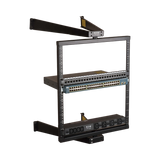 Tripp Lite SmartRack 12U Flat-Pack Low-Profile Switch-Depth Wall-Mount Pivoting 2-Post Open Frame Rack — Being Shipped
