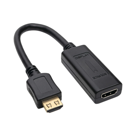 Tripp Lite HDMI Signal Booster / Extender Cable, 1920 x 1200 (1080p) 60Hz, Up to 125 ft. (38 m), (HDMI M/F), 1ft — Being Shipped