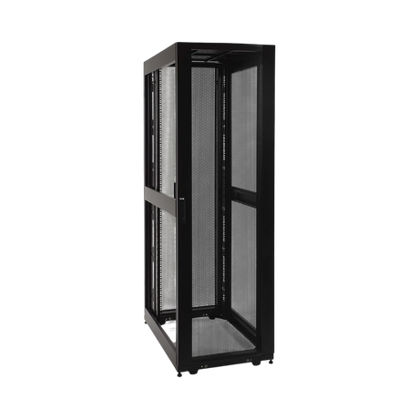 Tripp Lite 42U SmartRack Standard-Depth Rack Enclosure Cabinet, Threaded 10-32 Mounting Holes with doors & side panels — Being Shipped