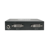 Tripp Lite 2-Port DVI over Cat5/6 Splitter/Extender, Box-Style Transmitter for Video, Dual-Display DVI-D, 200 ft. (60 m), TAA — Being Shipped